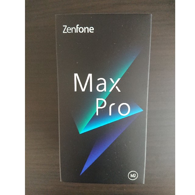 Zenfone Max Pro M2 SIMフリー64GB ミッドナイトブルースマートフォン本体