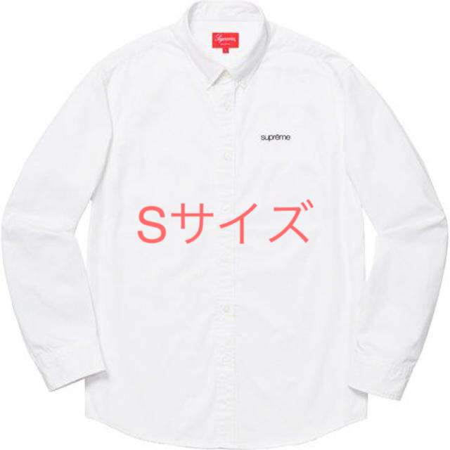 Supreme Washed Twill Shirt white Sサイズ