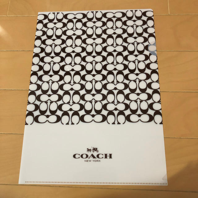 COACH(コーチ)のクリアファイル COACH ナンバー① エンタメ/ホビーのアニメグッズ(クリアファイル)の商品写真