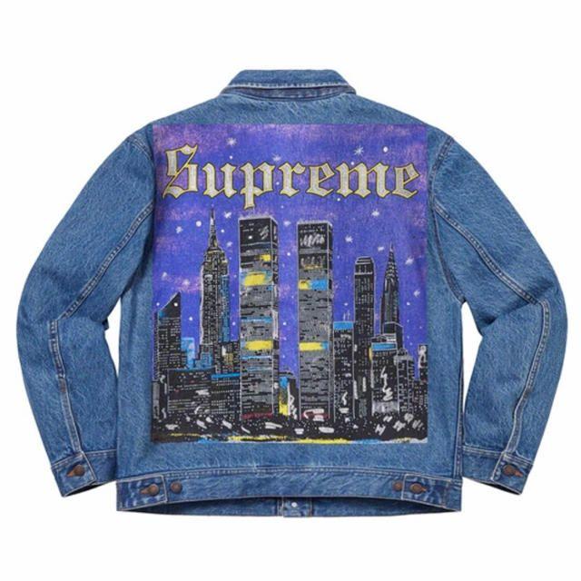 ジャケット/アウターSupreme New York Painted Trucker Jacket