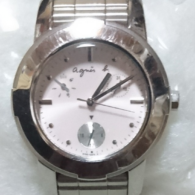 agnes b.(アニエスベー)の稼働中 アニエスベー トリプルカレンダー レディース腕時計 レディースのファッション小物(腕時計)の商品写真