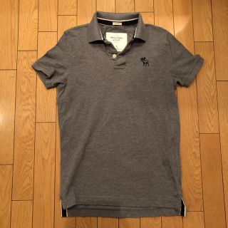 アバクロンビーアンドフィッチ(Abercrombie&Fitch)のアバクロ ポロシャツ グレー S(ポロシャツ)