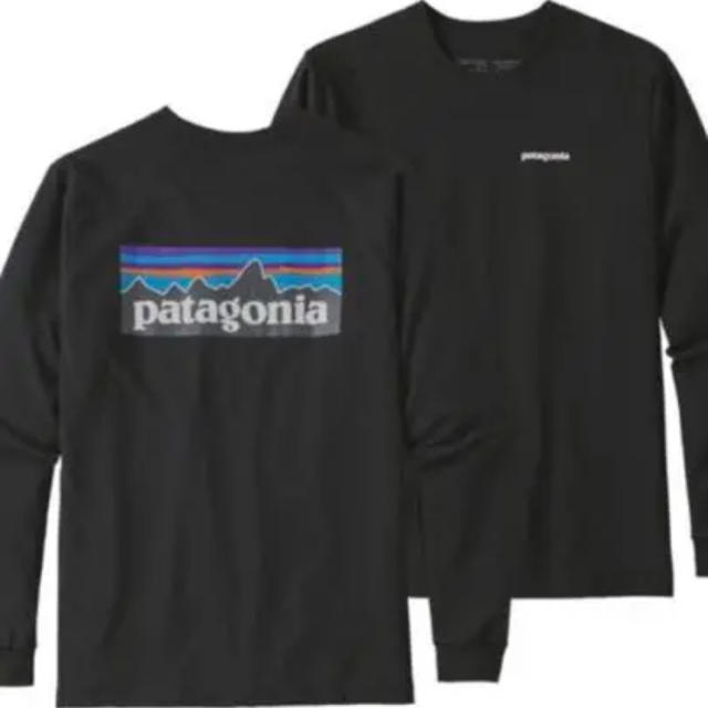 patagonia(パタゴニア)のパタゴニア ロンt L ブラック メンズのトップス(Tシャツ/カットソー(七分/長袖))の商品写真