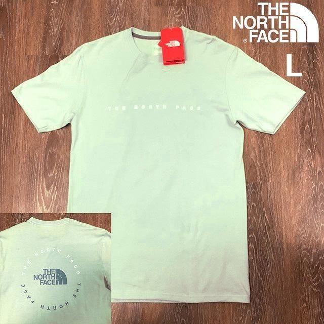 THE NORTH FACE(ザノースフェイス)の売切!ノースフェイス ハーフドームロゴ 半袖Tシャツ(L)緑 180902 メンズのトップス(Tシャツ/カットソー(半袖/袖なし))の商品写真