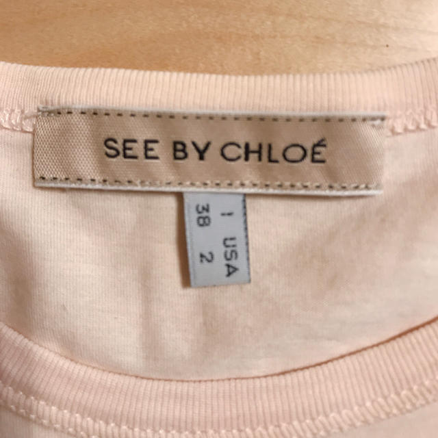 SEE BY CHLOE(シーバイクロエ)の【美品】 SEE BY CHLOE Tシャツ サイズ38 レディースのトップス(Tシャツ(半袖/袖なし))の商品写真