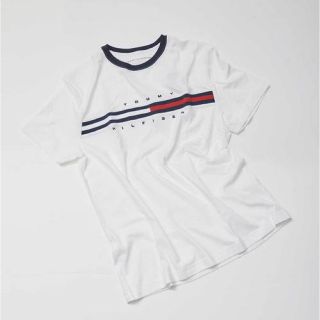 トミーヒルフィガー(TOMMY HILFIGER)のトミーヒルフィガーロゴTシャツ/TINO TEE Sサイズ(Tシャツ/カットソー(半袖/袖なし))