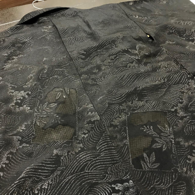FUNKY FRUIT(ファンキーフルーツ)のアンティーク 夏羽織 黒 レディースの水着/浴衣(着物)の商品写真