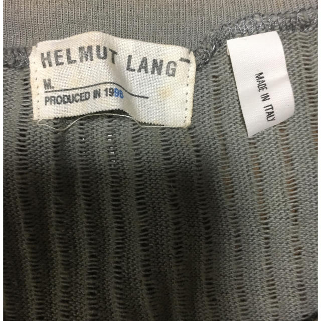 HELMUT LANG(ヘルムートラング)のヘルムートラング サマーニット 本人期 イタリア製！ メンズのトップス(ニット/セーター)の商品写真