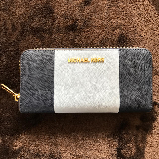 Michael Kors(マイケルコース)のマイケルコース 長財布 バイカラー レディースのファッション小物(財布)の商品写真