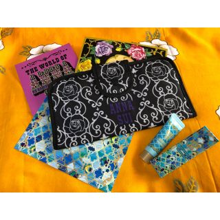 アナスイ(ANNA SUI)のANNA SUI ノベルティパスポートケースと絵ハガキ(小物入れ)