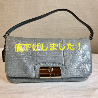 コーチ(COACH)のコーチ☆型押しレザーアクセサリーポーチ 送料無料！(ポーチ)