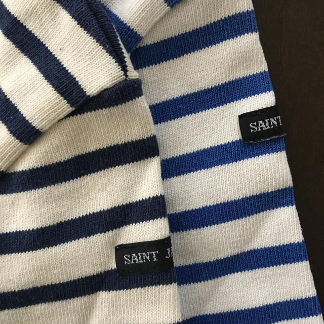 SAINT JAMES(セントジェームス)のセントジェームス ウェッソン キッズ 長袖 ボーダー キッズ/ベビー/マタニティのキッズ服女の子用(90cm~)(Tシャツ/カットソー)の商品写真