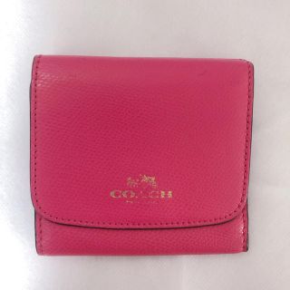 コーチ(COACH)のCOACH ピンク 折り財布(折り財布)