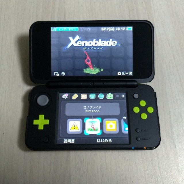 ニンテンドー2DS(ニンテンドー2DS)のカマ様専用　new 2DSLL ブラック×ライム エンタメ/ホビーのゲームソフト/ゲーム機本体(携帯用ゲーム機本体)の商品写真