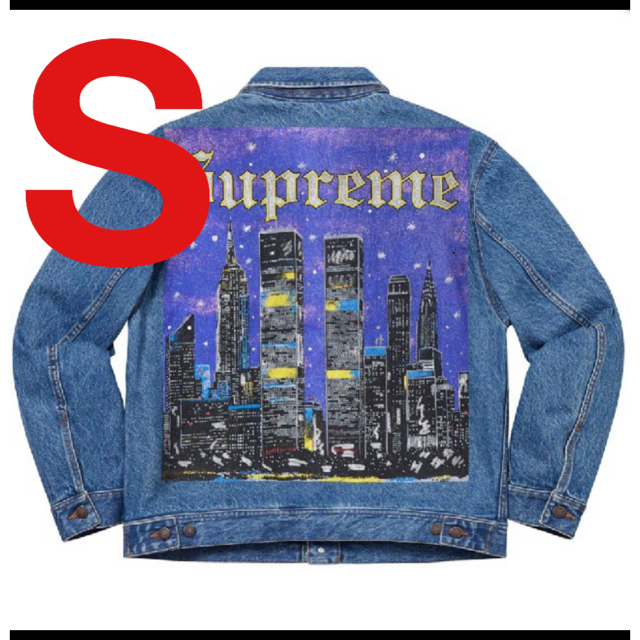 Supreme(シュプリーム)のsupreme New York Painted Trucker Jacket  メンズのジャケット/アウター(Gジャン/デニムジャケット)の商品写真