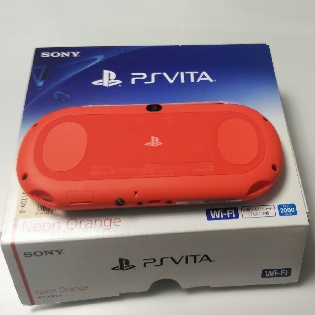 PSVITA NEON Orange エンタメ/ホビーのゲームソフト/ゲーム機本体(携帯用ゲーム機本体)の商品写真