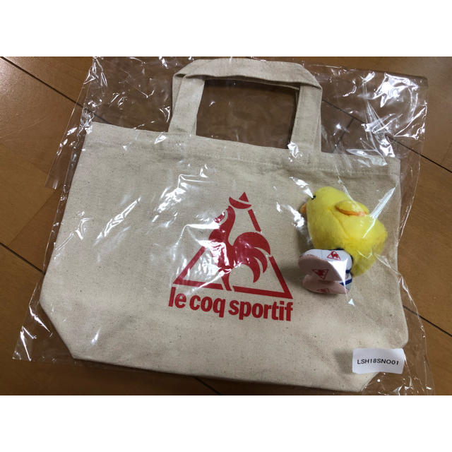 le coq sportif(ルコックスポルティフ)の【未使用】ルコック トートバッグ&マスコットストラップ レディースのバッグ(トートバッグ)の商品写真