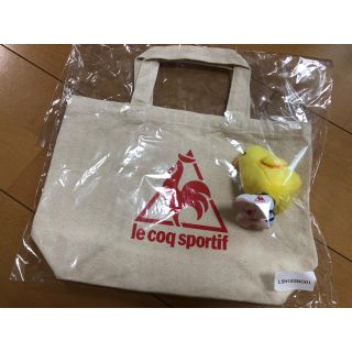 ルコックスポルティフ(le coq sportif)の【未使用】ルコック トートバッグ&マスコットストラップ(トートバッグ)