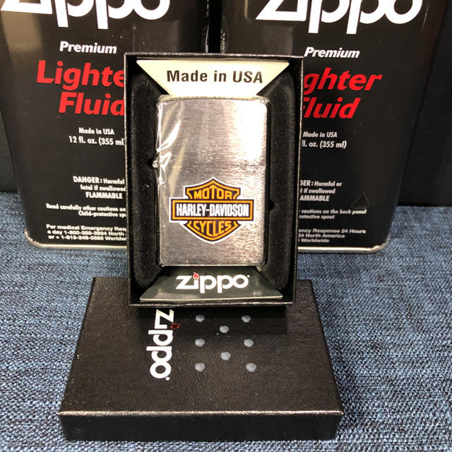 ZIPPO(ジッポー)の【新品】ハーレーダビットソン ロゴzippo メンズのファッション小物(タバコグッズ)の商品写真