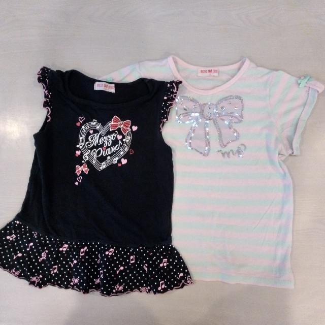 mezzo piano(メゾピアノ)の【rose様専用】Tシャツ4枚セット　 キッズ/ベビー/マタニティのキッズ服女の子用(90cm~)(Tシャツ/カットソー)の商品写真