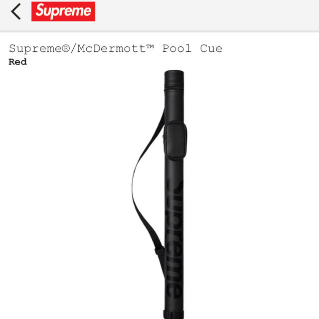 Supreme(シュプリーム)の新品Supreme Mcdermott Week12 Pool Cue エンタメ/ホビーのテーブルゲーム/ホビー(ビリヤード)の商品写真