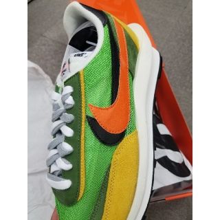 ナイキ(NIKE)のNIKE sacai LDWAFFLE GREEN　29cm(スニーカー)