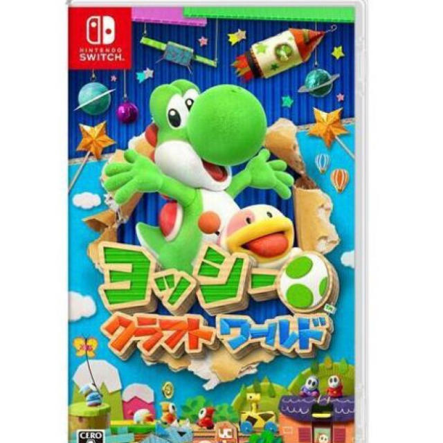 ヨッシークラフトワールドNintendoSwitch美品送料無料