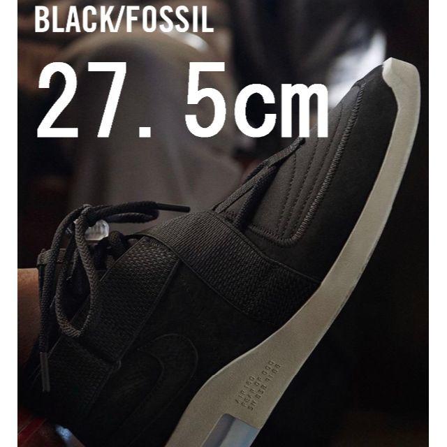 メンズ27.5cm　NIKE FEAR OF GOD AIR RAID BLACK