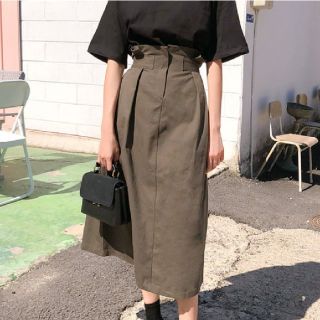 スタイルナンダ(STYLENANDA)のchuu◎フロントピンタックAラインSK(ロングスカート)