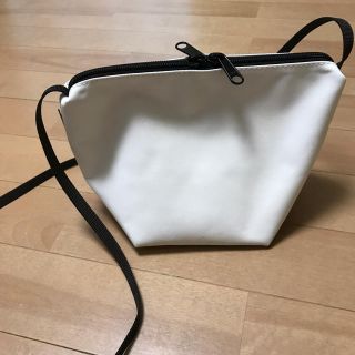 エルベシャプリエ(Herve Chapelier)のグリーンレーベル別注 エルベシャプリエ ポシェット 白 (ショルダーバッグ)