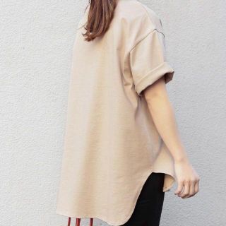 アダムエロぺ(Adam et Rope')の[新品] ADAM ET ROPE' BIG TEE ベージュ(シャツ/ブラウス(半袖/袖なし))