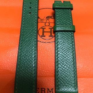 エルメス(Hermes)のエルメス時計用ベルト  グリーン(腕時計)