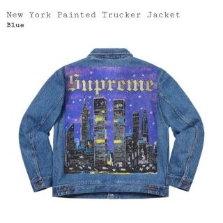 シュプリーム(Supreme)のSupreme New York Painted Trucker Jacket (Gジャン/デニムジャケット)