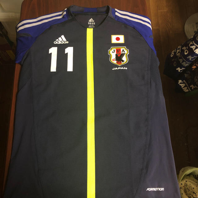 adidas(アディダス)のフットサル日本代表 2012 #11 カズ オーセンティック スポーツ/アウトドアのサッカー/フットサル(ウェア)の商品写真