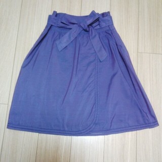 ノーリーズ(NOLLEY'S)の処分価格フレディ♪紫スカート(ひざ丈スカート)