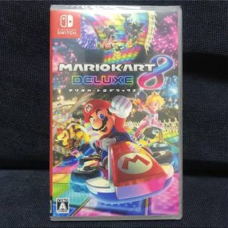 ニンテンドースイッチ(Nintendo Switch)の【新品未開封】マリオカート8　デラックス 任天堂スイッチ(家庭用ゲームソフト)