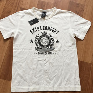 コムサイズム(COMME CA ISM)の新品☆コムサイズム Tシャツ  Sサイズ  白(Tシャツ/カットソー(半袖/袖なし))