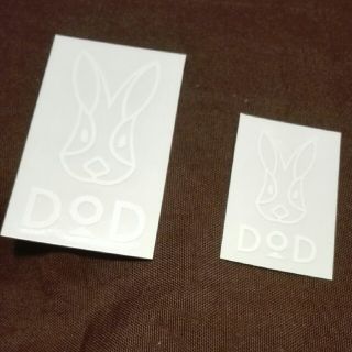 ドッペルギャンガー(DOPPELGANGER)のDOD　ステッカー　白　大小セット！(その他)