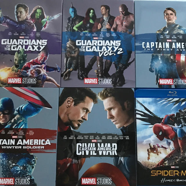 MARVEL 未使用 Blu-ray＋純正ケース マーベル 20作品セット