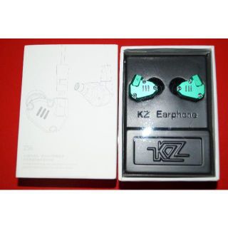 ◆◆KZ ZS6（グリーン）◆2DD + 2BA◆カナル型　イヤホン◆◆(ヘッドフォン/イヤフォン)