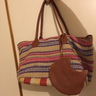 ツモリチサト(TSUMORI CHISATO)の値下げ！ツモリチサト★2way★かごバッグ★トートバッグ(かごバッグ/ストローバッグ)