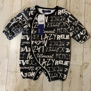 アズールバイマウジー(AZUL by moussy)のSALE AZUL 新品未使用 ロンパース 裏起毛 60〜70(ロンパース)