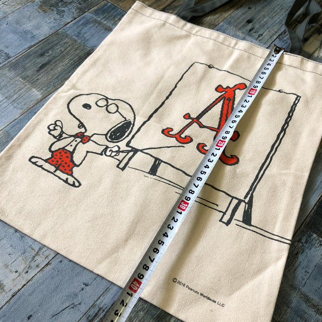 SNOOPY(スヌーピー)の新品 スヌーピー トートバッグ A Z 両面プリント 通勤 通学 習い事  レディースのバッグ(トートバッグ)の商品写真