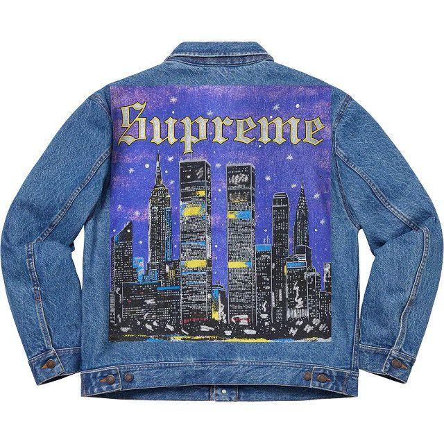 Supreme New York Painted Trucker Jacket