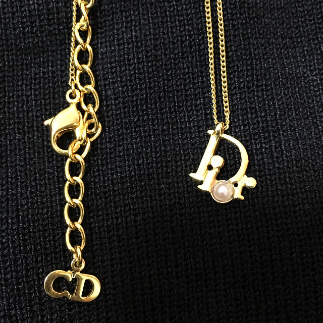 Dior(ディオール)のDior パールネックレス ゴールド レディースのアクセサリー(ネックレス)の商品写真