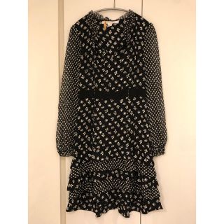 ダイアンフォンファステンバーグ(DIANE von FURSTENBERG)の美品♡DvF シフォンワンピース(ひざ丈ワンピース)