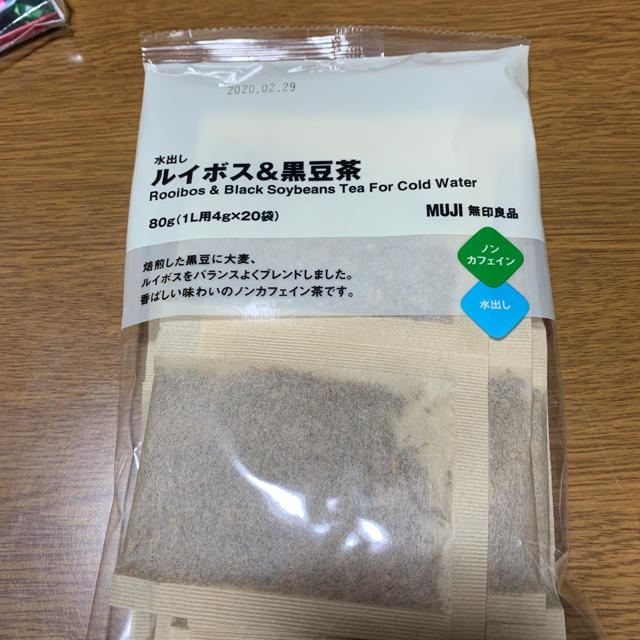 MUJI (無印良品)(ムジルシリョウヒン)の無印 ルイボス&黒豆茶 食品/飲料/酒の飲料(茶)の商品写真