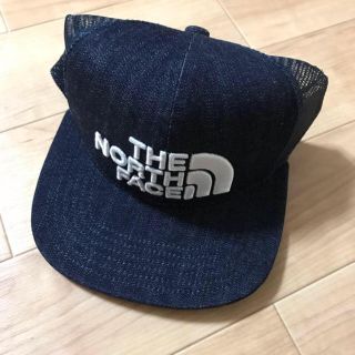 ザノースフェイス(THE NORTH FACE)の新品★ノースフェイス★キッズ★デニム★キャップ★L(帽子)