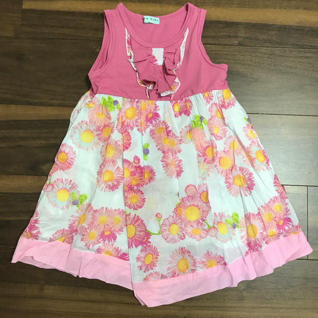 hakka kids(ハッカキッズ)のゆきんこ様 ハッカキッズ  ワンピース 110 キッズ/ベビー/マタニティのキッズ服女の子用(90cm~)(ワンピース)の商品写真