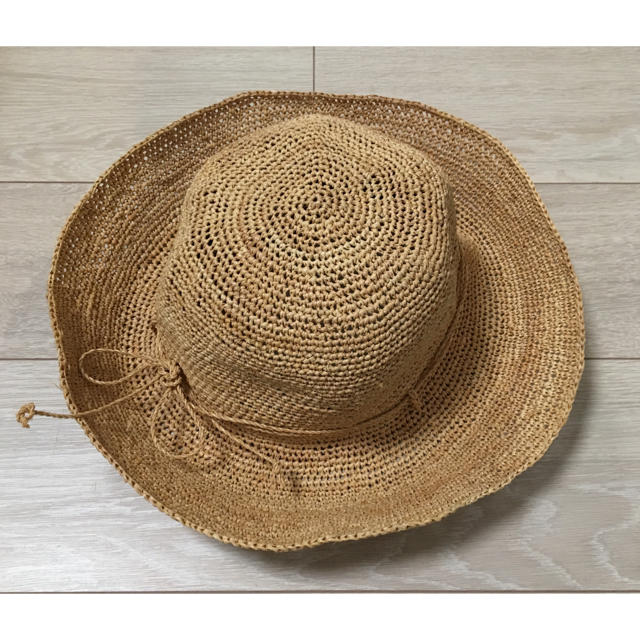 MUJI (無印良品)(ムジルシリョウヒン)の無印良品 ラフィア ストローハット レディースの帽子(麦わら帽子/ストローハット)の商品写真